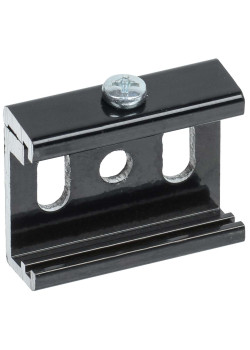 Комплект для накладного монтажа осветительного шинопровода черный IEK