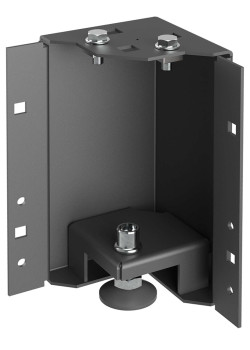 ITK by ZPAS Уголок цоколя h=200мм регулируемый по высоте черный (4шт/компл)