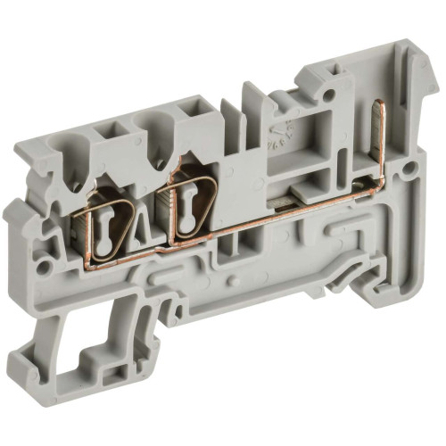 ARMAFIX Клемма пружинная CX2,5-3-1B разъемная 2,5мм2 трехконтактная (2 зажима 1 разъем) серая IEK