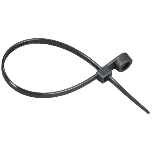 Хомут P6.6 с винтовым креплением чёрный 3,6х150мм IEK Хомут P6.6 с винтовым креплением чёрный 3,6х150мм IEK