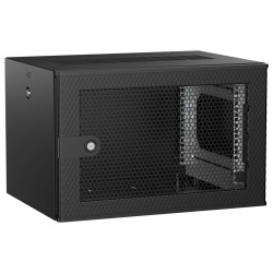 ITK UNITBOX W Шкаф настенный 6U 600х450мм дверь перфорированная черный