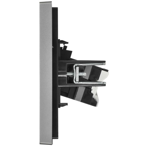 FORTE&PIANO Розетка компьютерная RJ45 кат.5E FP532 сталь IEK