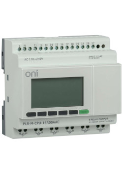 Микро ПЛК PLR-M. CPU DI12/DO06(R) 220В AC ONI
