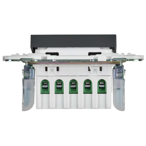 SKANDY Кнопка звонка с индикацией для отелей 10А SK-V17G графит IEK