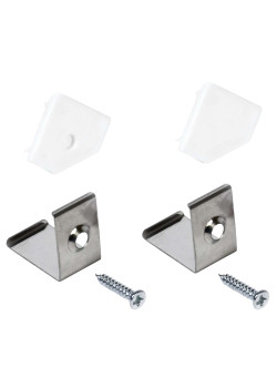 Набор для монтажа накладного треугольного профиля для светодиодной ленты 1919 IEK