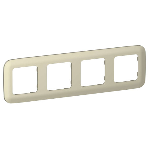 FLITE Рамка 4-местная РУ-4-А-ФлШ шампань IEK