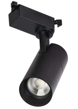 Светильник светодиодный трековый ДТО 1301 10Вт 4000К однофазный 24град черный IEK