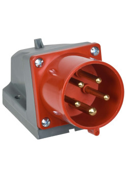 Вилка стационарная ССИ-525 3Р+РЕ+N 32А 380-415В IP44 IEK