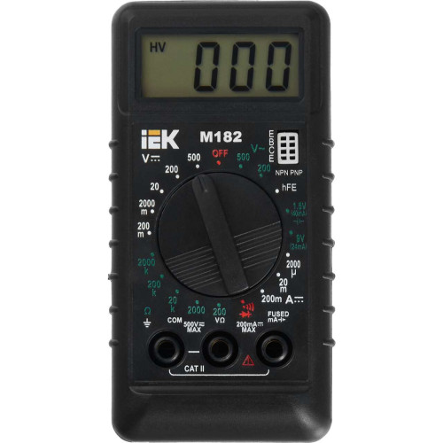 Мультиметр цифровой COMPACT M182 IEK