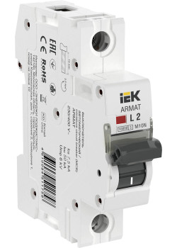 ARMAT Автоматический выключатель M10N 1P L 2А IEK