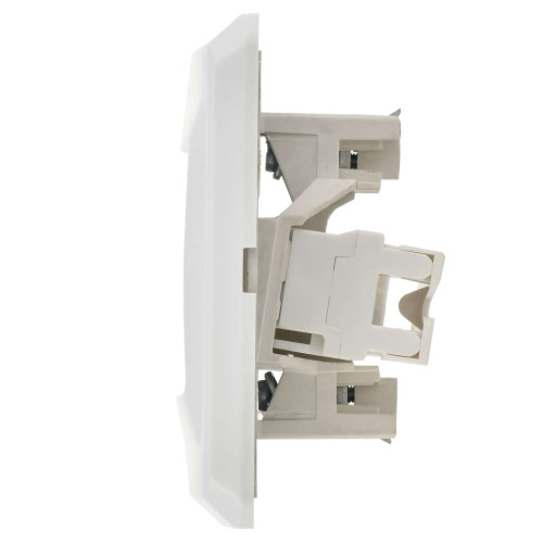 VEGA Розетка 2-местная компьютерная RJ45 кат.5е РК10-2-ВБ белый IEK