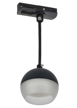 Светильник 4119 декоративный трековый подвесной под лампу GX53 черный IEK
