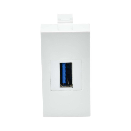 PRIMER РКЮ-10-00-П Розетка USB A 3.0 (1 модуль) белая IEK
