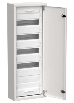 TITAN 5 Корпус металлический ЩРн-60 (1х60) 835х310х140мм IP31 белый (одна дверь) IEK