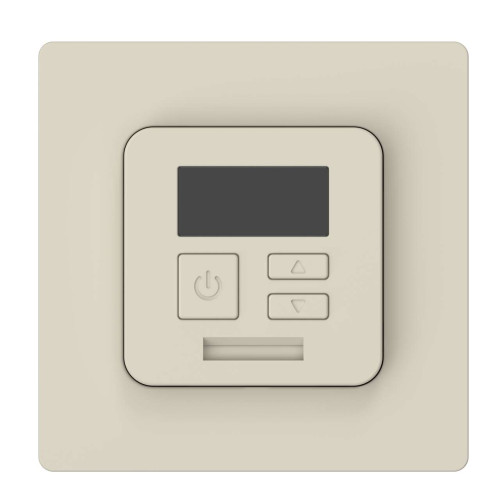 FLITE Термостат электронный с дисплеем 16А Т-ФлСл сливочный IEK