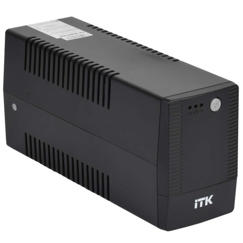 ITK ELECTRA ST ИБП однофазный линейно-интерактивный 1000ВА/600Вт 3хSchuko LED дисплей АКБ 1х9AH USB
