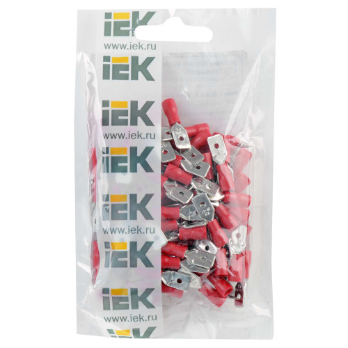 Разъем РпИп 1,25-6-0,8 плоский (100шт/упак) IEK