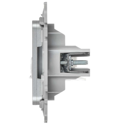FLITE Розетка компьютерная RJ45 категория 6 UTP РК6-1-0-ФлА алюминий IEK FLITE Розетка компьютерная RJ45 категория 6 UTP РК6-1-0-ФлА алюминий IEK