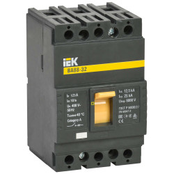 Выключатель автоматический ВА88-32 3Р 125А 25кА IEK