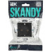 SKANDY Розетка с заземлением без защитных шторок 16А SK-R05Bl черный IEK