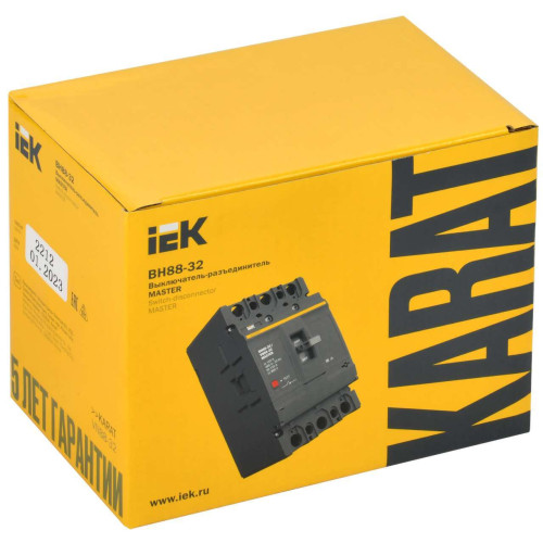 KARAT MASTER Выключатель-разъединитель ВН88-32 3P 125А IEK