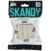 SKANDY Выключатель 3-клавишный 10А SK-V11Sh шампань IEK