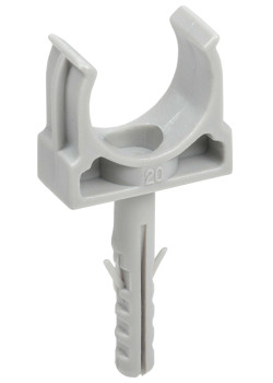 ELASTA Держатель с защелкой и дюбелем CT20 (без винта) IEK