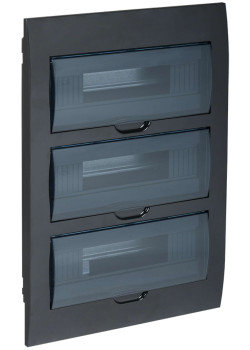 KREPTA 3 Корпус пластиковый ЩРВ-П-36 IP41 черный IEK