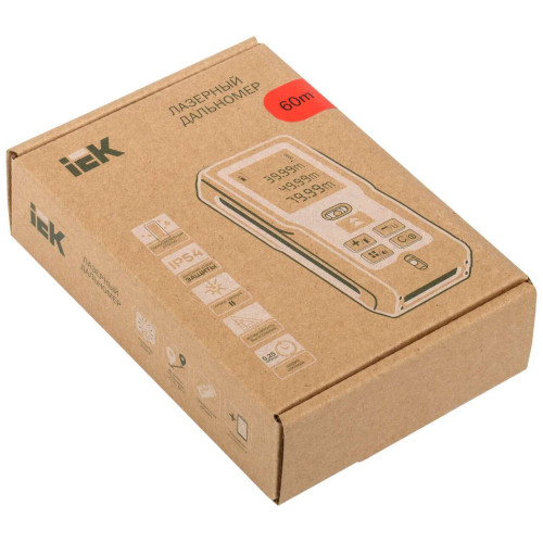 Дальномер лазерный DM60 PROFESSIONAL IEK