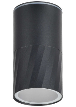 Светильник уличный 5222 потолочный под лампу GU10 IP65 черный IEK