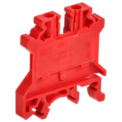 ARMAFIX Клемма винтовая CTS 4мм2 красная IEK