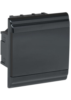 PRIME Корпус пластиковый ЩРВ-П-6 модулей встраиваемый черный IP41 IEK