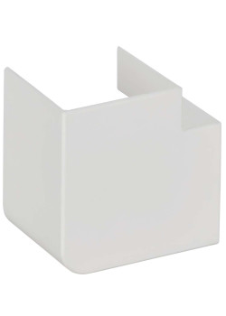 METRA MINI Поворот на 90град 40х40мм белый