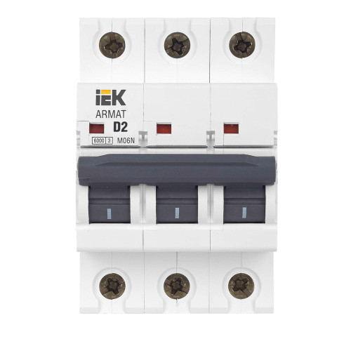 ARMAT Автоматический выключатель M06N 3P D 2А IEK
