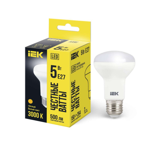Лампа светодиодная R63 рефлектор 5Вт 230В 3000К E27 IEK
