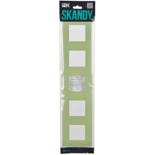SKANDY Рамка 5-местная SK-F05M мятный IEK