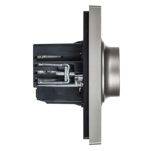 FORTE&PIANO Светорегулятор поворотно-нажимной 600Вт FP554 сталь IEK FORTE&PIANO Светорегулятор поворотно-нажимной 600Вт FP554 сталь IEK