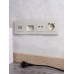 BRITE Розетка 1-местная с заземлением с защитными шторками 16А с USB A+C 18Вт РЮш11-1-БрКр бежевый IEK