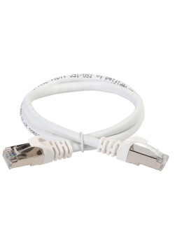 ITK Коммутационный шнур (патч-корд) кат.6 UTP LSZH 7м белый