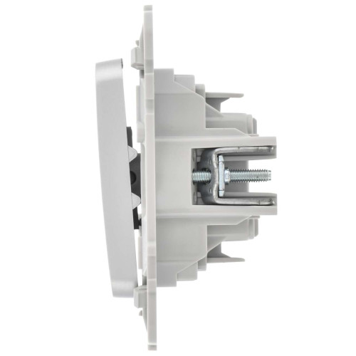 FLITE Выключатель 2-клавишный 10А ВС12-1-0-ФлА алюминий IEK FLITE Выключатель 2-клавишный 10А ВС12-1-0-ФлА алюминий IEK