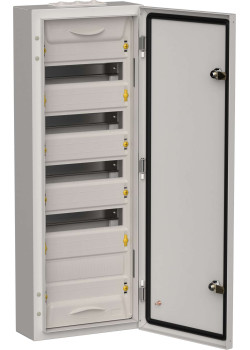 TITAN 5 Корпус металлический ЩРн-60 (1х60) 835х310х140мм IP54 серый (одна дверь) IEK