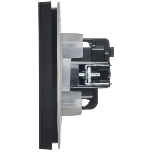 FORTE&PIANO Розетка 1-местная с заземлением с защитными шторками и крышкой винтовое крепление 16А IP44 FP821M металл серый сланец IEK FORTE&PIANO Розетка 1-местная с заземлением с защитными шторками и крышкой винтовое крепление 16А IP44 FP821M металл серый сланец IEK