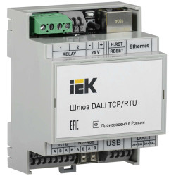 Шлюз DALI с подключением TCP/RTU на 64 устройства IEK