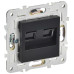 SKANDY Розетка компьютерная двойная RJ45 кат.6 SK-K04Bl черный IEK