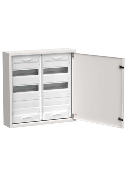 TITAN 5 Корпус металлический ЩРн-72 (2х36) 585х570х140мм IP31 белый (одна дверь) IEK