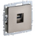 BRITE Розетка компьютерная RJ45 кат.5E РК10-БрШ шампань IEK