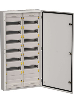 TITAN 5 Корпус металлический ЩРн-168 (2х84) 1085х570х140мм IP54 серый (одна дверь) IEK