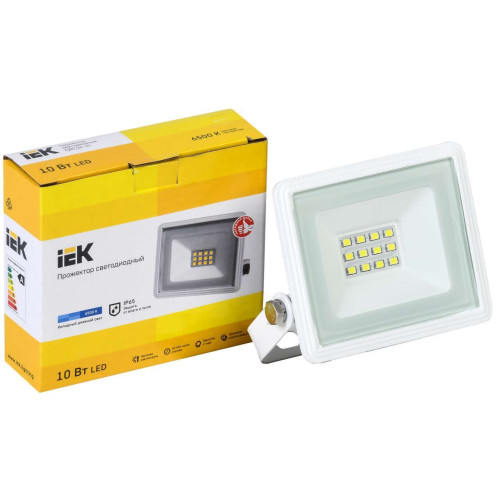 Прожектор светодиодный СДО 06-10 IP65 6500K белый IEK