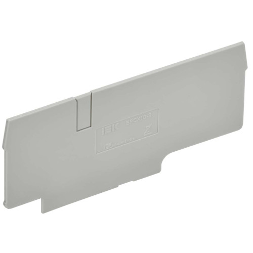 ARMAFIX Заглушка EPCX10-3 для колодки клеммной CX10-3 серая IEK