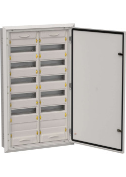 TITAN 5 Корпус металлический ЩРв-144 (2х72) 1005х625х130мм IP31 серый (одна дверь) IEK